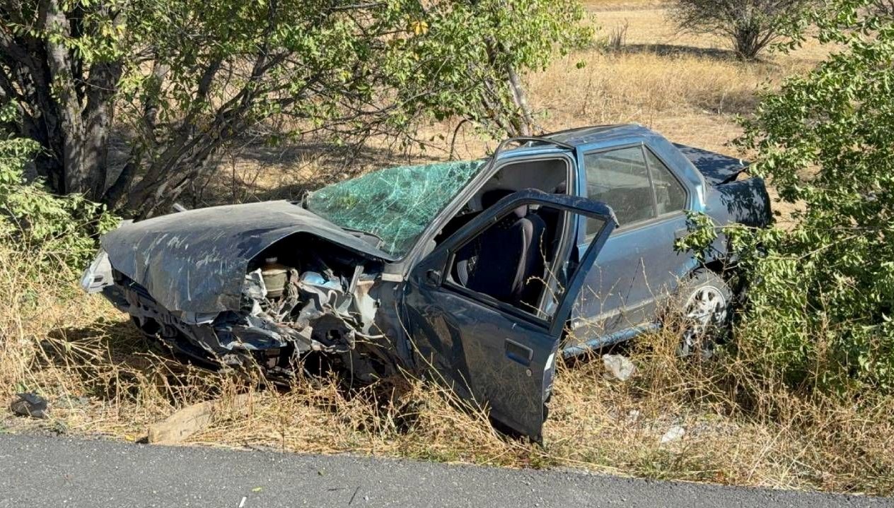 direksiyon hakimiyetini kaybeden surucu agaca carparak takla atti yFRid6bW