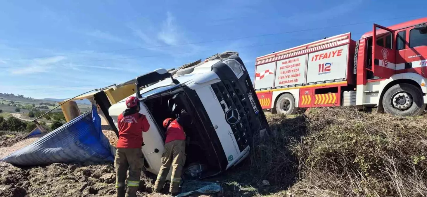balikesirde trafik kazasi bir kisi yaralandi NMPjsyJH.jpg