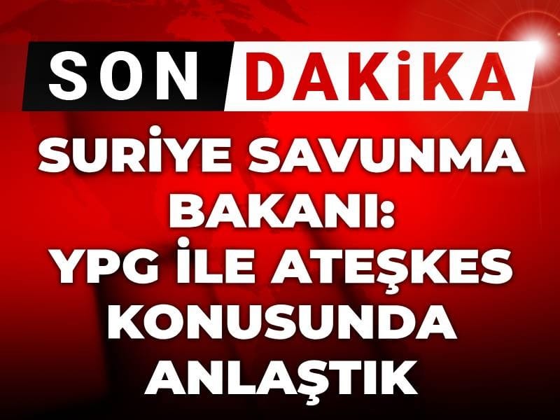 suriye ypg ile ateskes konusunda anlasti savunma bakani acikladi GOlxPLr6