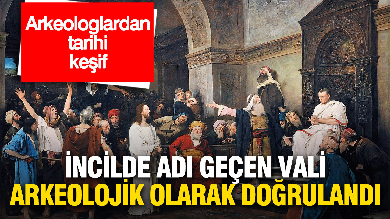 Arkeolojik Kazılarda İncil’deki Vali Pontius Pilatus’un İzleri Bulundu
